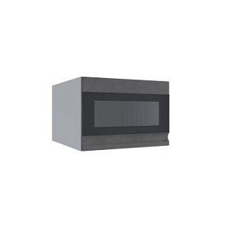 Верхний шкаф Скала Бетон тёмный ГПГСФ 500