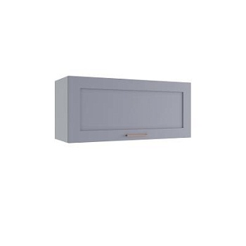 Верхний шкаф Квадро Серый эмалит ПГ 800