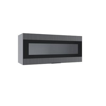 Верхний шкаф Фенис 3Д Графит ПГСФ 800