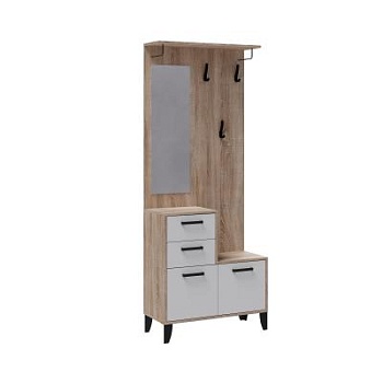 Прихожая Витра ЦС дуб сонома/белый