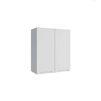 Верхний шкаф Тренто Белая кожа П 600