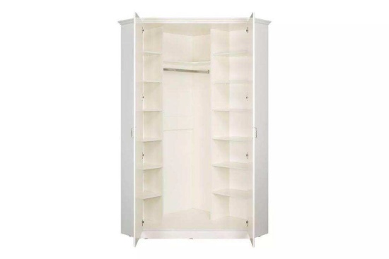 Ливерпуль Шкаф для одежды 13.124 Белый/Ясень ваниль