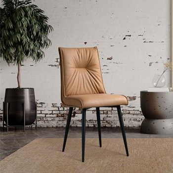 Стул Сенатор (Комплект 2 шт) Кожа Коричневая