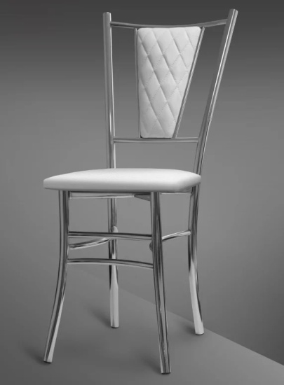 Стул Марсель Ромб крокодил белый (комплект 2 шт.)