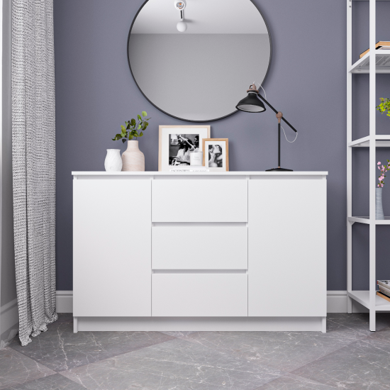 МС Мори Комод МК 1200.3 (МП/3) Белый