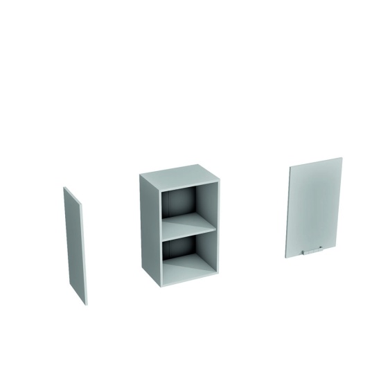 Верхний шкаф Ирис Мираж В 450 правый