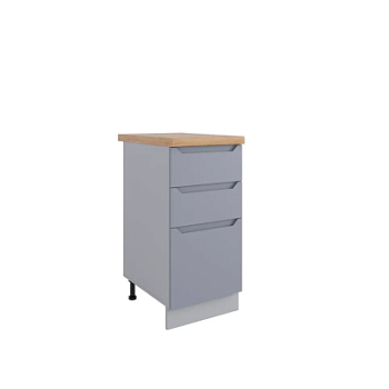 Стол Тренто Серый эмалит СЯШ 400