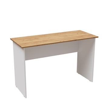 Спальня Лючия стол письменный белый/дуб крафт золотой