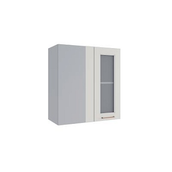 Верхний шкаф Квадро Ваниль кожа ПУС 650