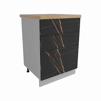 Стол Монца Кварц черный СЯШ 600