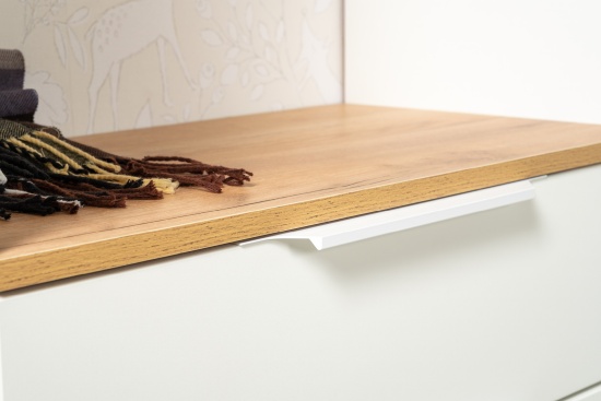 Модульная прихожая Октава Белый шагрень/Дуб Вотан