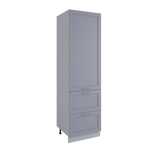 Пенал с ящиками Квадро Серый эмалит ПНЯ 600