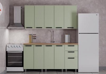 Кухня Магнолия 1.6 Фисташка