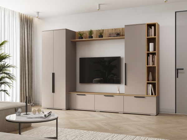 Модульная гостиная Селеста Кашемир/Дуб Вотан