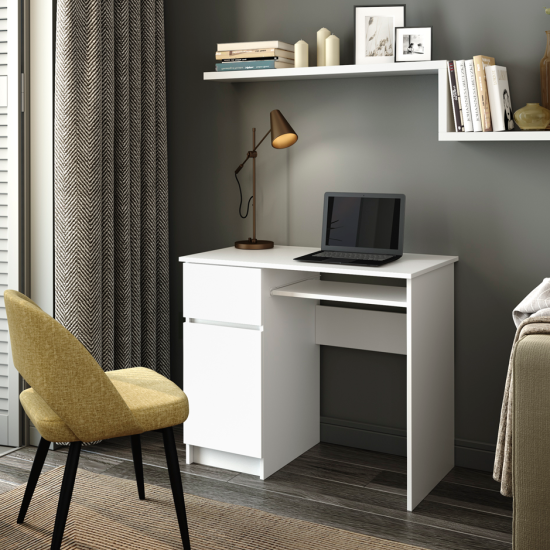 МС Мори Стол МС-1 левый (МП/3) Белый