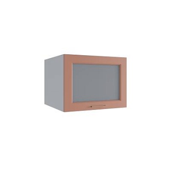 Верхний шкаф Квадро Персик софт ГВПГС 600