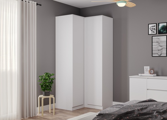 МС Мори Шкаф угловой МШУ 940 Белый