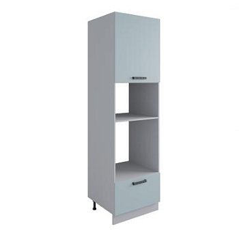 Пенал с нишей под духовку и СВЧ Ройс Зеленый софт ПНС 600