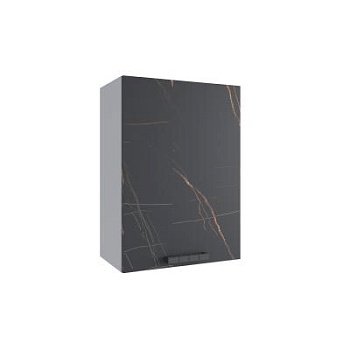 Верхний шкаф Ройс Кварц черный П 500