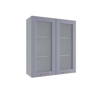 Верхний шкаф Квадро Серый эмалит ВПС 800