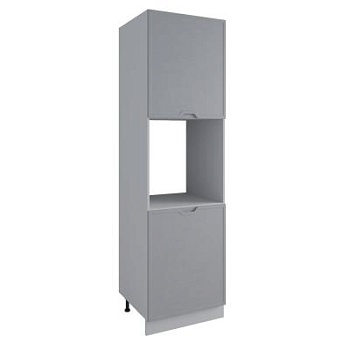 Пенал с нишей под духовку Арка Штукатурка серая ПН 600 правый