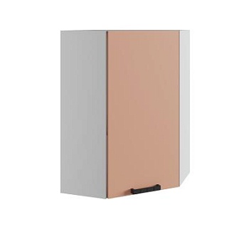 Верхний шкаф Ройс Персик софт ВПУ 600*600