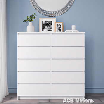 МС Мори Комод МК 1200.10 (МП/3) Белый