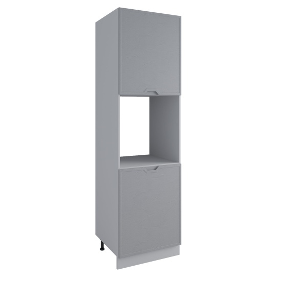 Пенал с нишей под духовку Арка Штукатурка серая ПН 600 левый