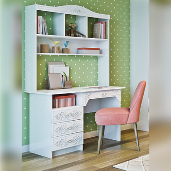 МС Ki-Ki Стол письменный СТД 1070.1 + МС Ki-Ki Надстройка НД 1040.1