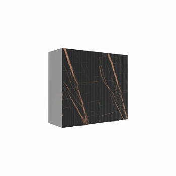 Верхний шкаф Монца Кварц черный П 800