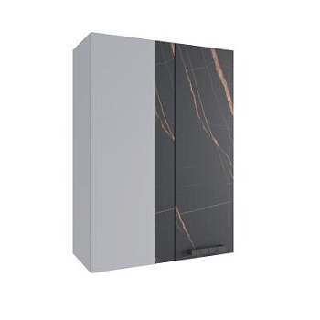 Верхний шкаф Ройс Кварц черный ВПУ 650