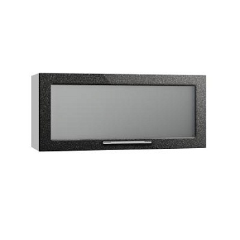 Верхний шкаф Олива Чёрный ПГС 800