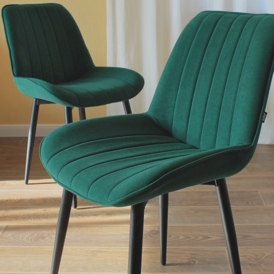 Стулья Канцлер (Комплект 2 шт) Зелёный Софт