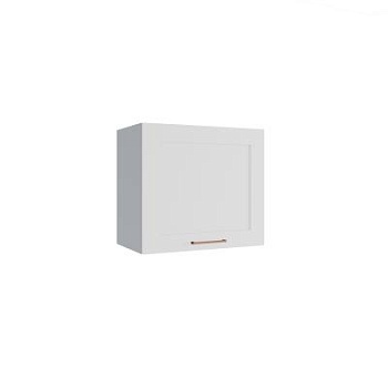 Верхний шкаф Квадро Белая кожа ВПГ 500