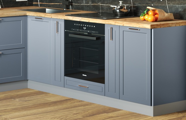 Модульная кухня Квадро Железо / Лунный свет