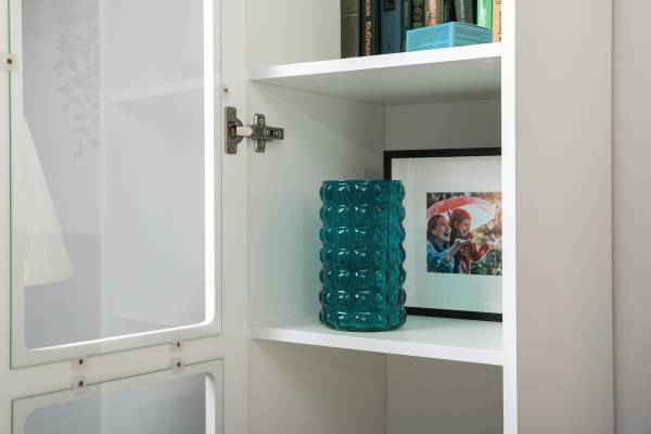 Модульная гостиная Остин белый/дуб золотой