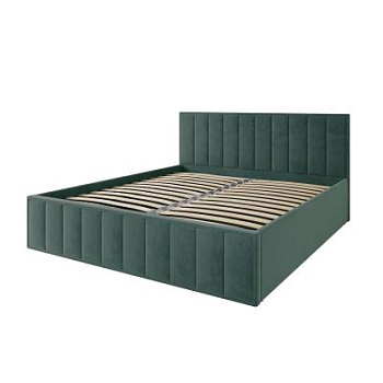 Кровать Лана (М) 1800x2000 Зелёный Софт с подъёмным механизмом