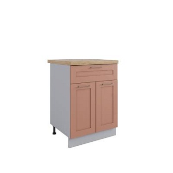 Стол Квадро Персик софт С1ЯШ 600