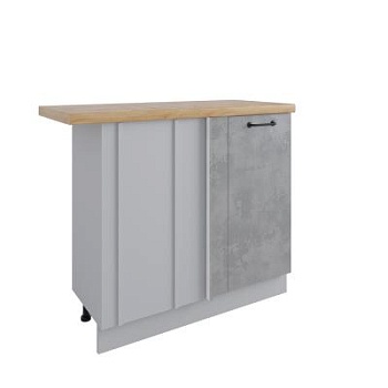 Стол Лофт Бетон светлый МСУ 1000 стыковка с глубиной 330