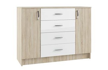 МС Софи Комод Сонома/Белый СКМ 1200.1 NEW