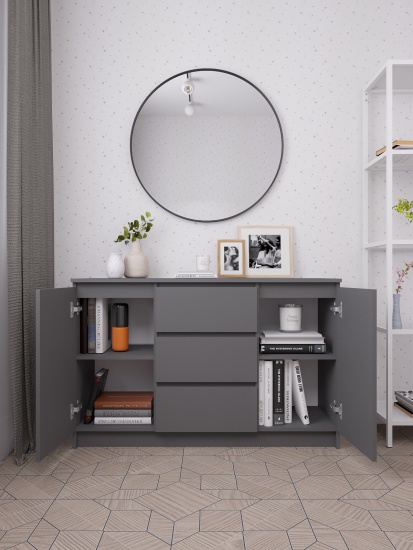 МС Мори Комод МК 1200.3 (МП) Графит