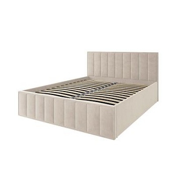 Кровать Лана (М) 1600x2000 Ваниль с подъёмным механизмом