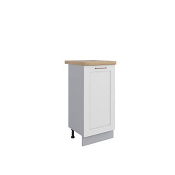 Стол Квадро Белая кожа МС 400