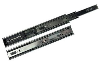 Направляющие полновыкатные, 45х450мм, с ДОВОДЧИКОМ, CMF