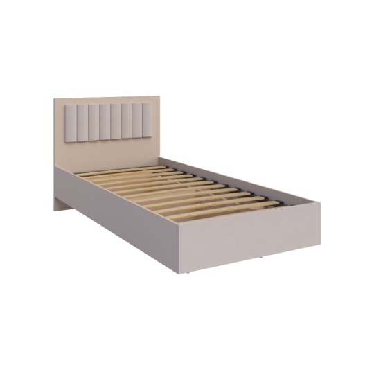 МС Роза Бежевый / Кровать 900 «Ройс Бежевый Скин» — (Базовая комплектация)