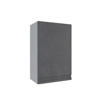 Верхний шкаф Скала Бетон тёмный П 450 правый