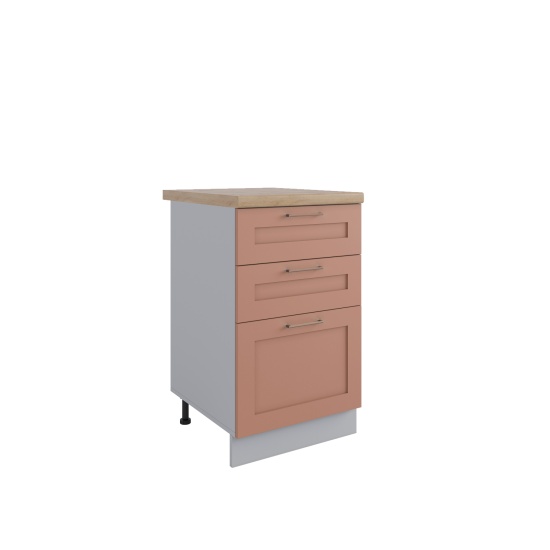 Стол Квадро Персик софт СЯШ 500