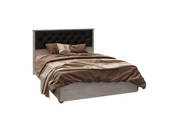 Спальня София кровать СКР-2 (1,6) корпус дуб крафт белый