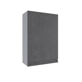 Верхний шкаф Скала Бетон тёмный ВП 601 правый