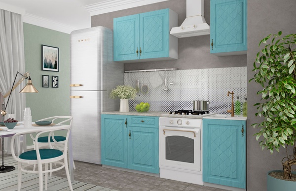 Модульная кухня Гранд Зелёный